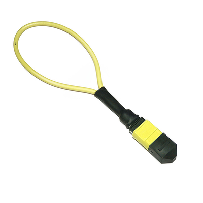 SM MM فیبر نوری Loopback MPO MTP Patch Cord 0.9mm 2.0mm