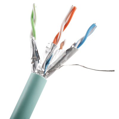 کابل ارتباطی دیتا عایق HDPE کابل شبکه Cat 6a 305M Roll